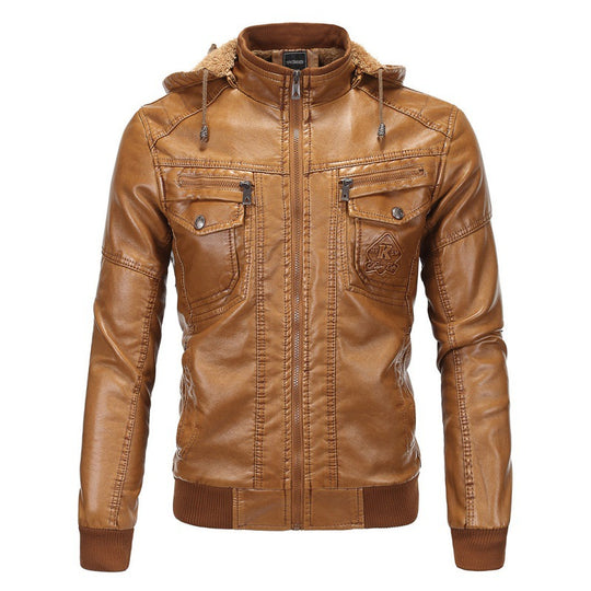 Herren jacke mit abnehmbarem Innenfutter und praktischen Taschen EB