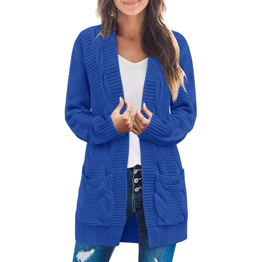 Damen lässiger Strickcardigan EB