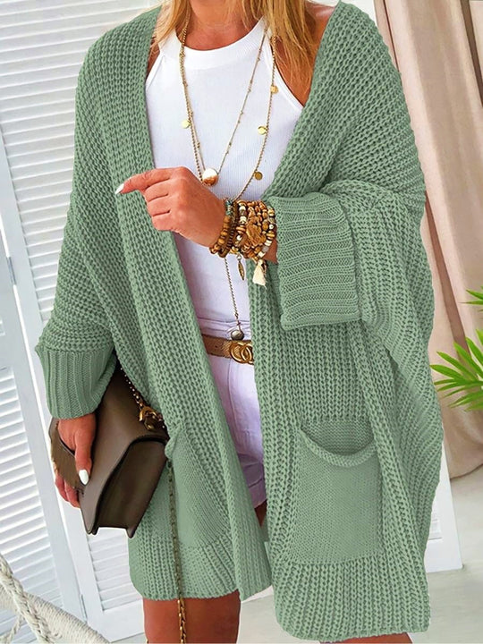 Damen Grober Strick-Cardigan EB