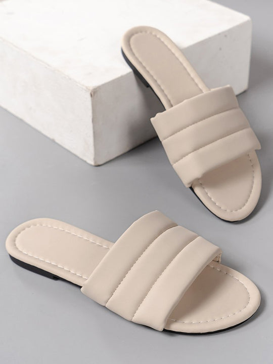 Damen elegante Clogs mit breiten, geflochtenen Riemen EB