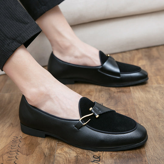 Herren Elegante Mokassins mit modischem Schnallen-Design EB
