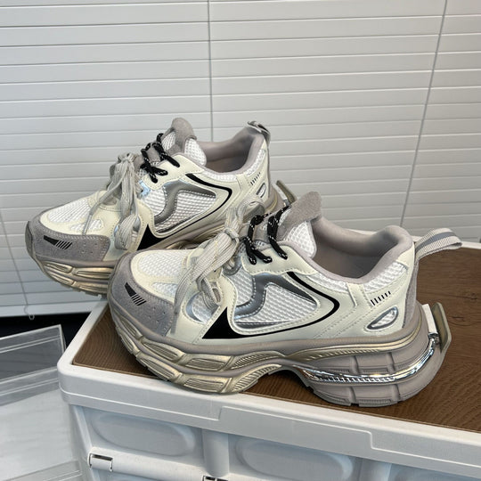 Damen Sportliche Sneakers mit atmungsaktiver Mesh-Oberfläche und stabiler Dämpfungstechnologie EB