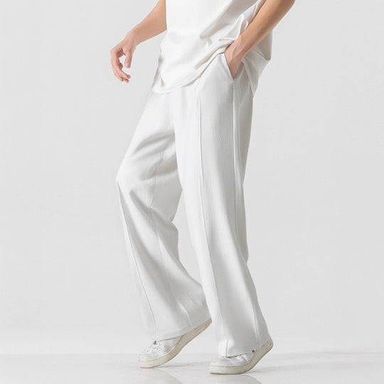 Herren Elegante, weite Freizeithose aus atmungsaktivem Gewebe EB