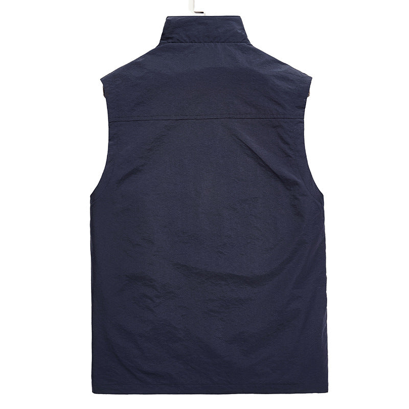 Herren Leichte Outdoor‑Softshellweste mit atmungsaktivem Meshinnenfutter und verdeckten Reißverschlusstaschen EB
