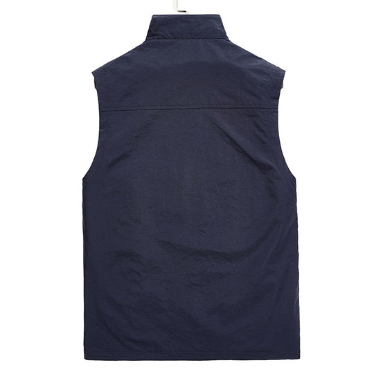 Herren Leichte Outdoor‑Softshellweste mit atmungsaktivem Meshinnenfutter und verdeckten Reißverschlusstaschen EB