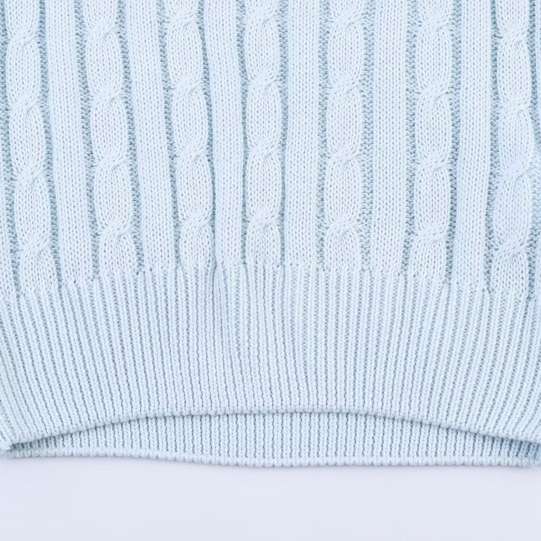 Damen Strickoberteil mit lässigem Schnitt und innovativem Layering EB