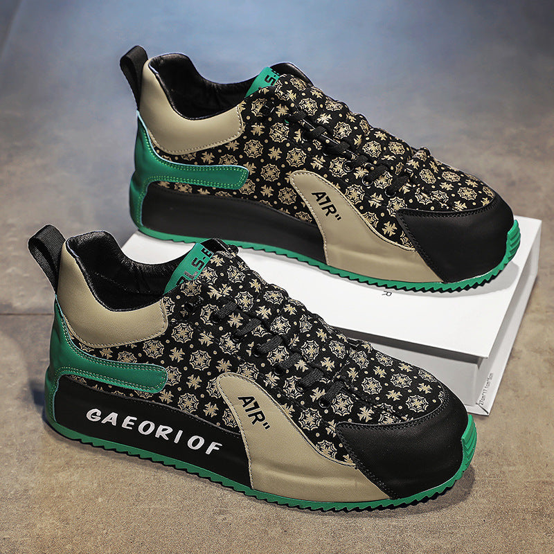 Damen Sneakers mit floralem Design und stoßdämpfendem Komfort EB