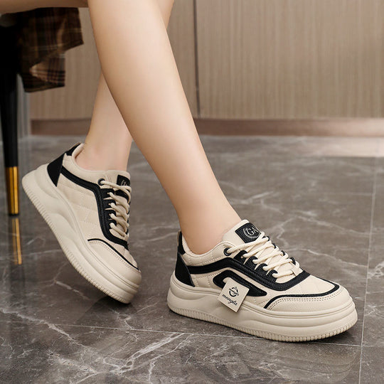 Damen modische Freizeitsneaker mit gepolsterter Sohle und sportlichem Design EB