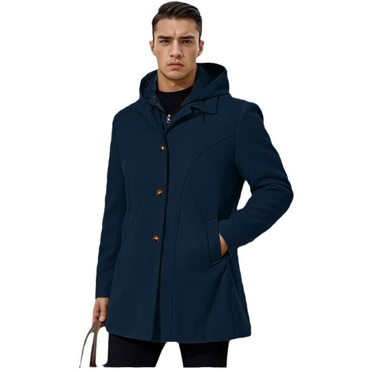 Herren modischer Parka mit praktischer Kapuze EB