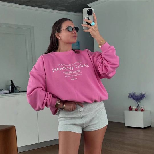 EB | Sweatshirt Gerippter Saum
