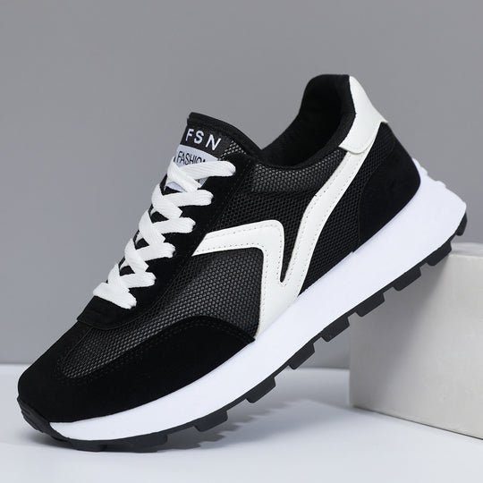 Damen Sportliche Sneaker mit atmungsaktivem Netzmaterial von EB