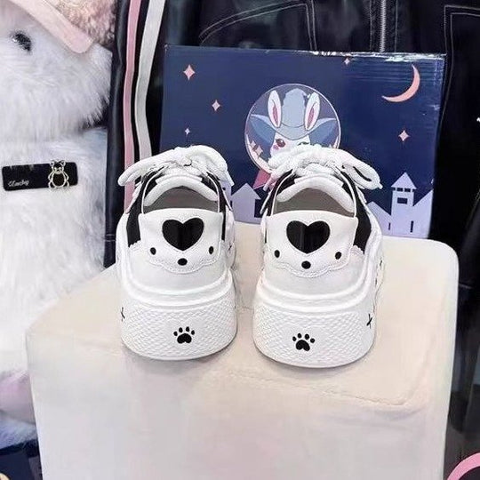 Damen Verspielte Sneakers mit niedlichem Tierdesign und bequemer Sohle EB