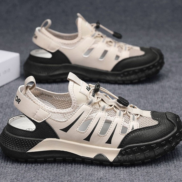 Damen Komfortable Sport Sandalen mit atmungsaktivem Obermaterial und rutschfester Sohle EB