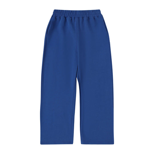 Damen nan weite Cropped-Loungehose mit elastischem Bund und seitlichen Eingrifftaschen EB