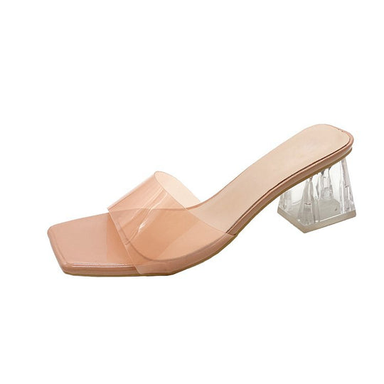 Damen Slingback Absatzschuhe mit modernem Design und elegantem Glanz EB
