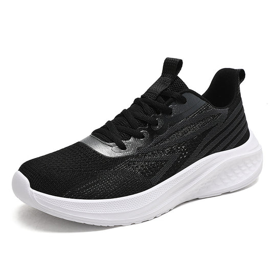 Damen Atmungsaktive Laufschuhe mit flexiblem Strick-Obermaterial und antirutsch Sohle EB