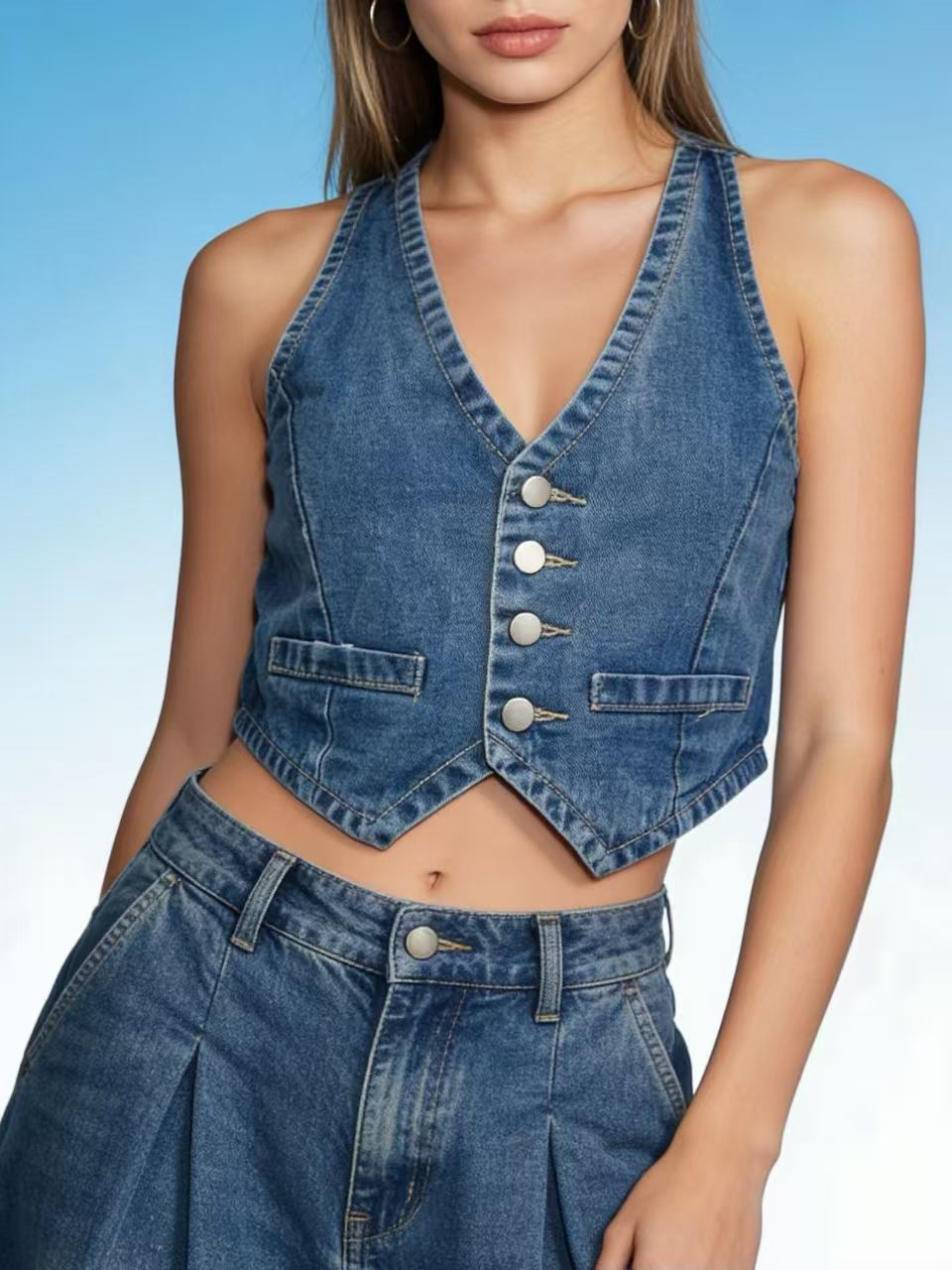 Damen Jeansweste EB