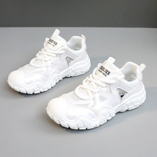 Damen Sportliche Sneaker mit reflektierendem Obermaterial und dämpfender Sohle EB
