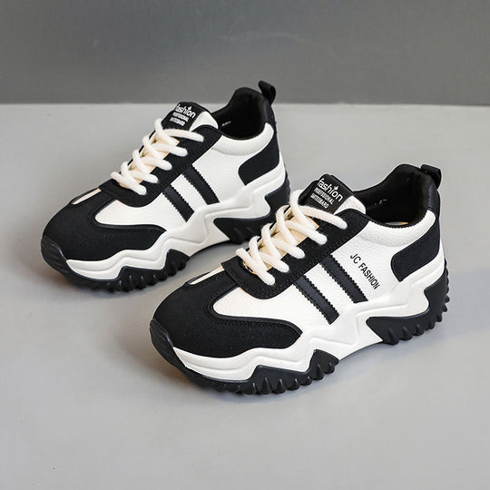 Damen Trendige Chunky Sneakers mit dämpfendem Sohlenprofil EB