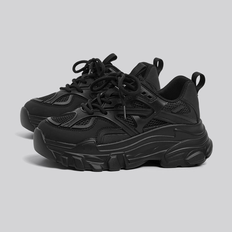 Damen Sportliche Sneakers mit atmungsaktiver Netzstruktur und rutschfester Sohle EB