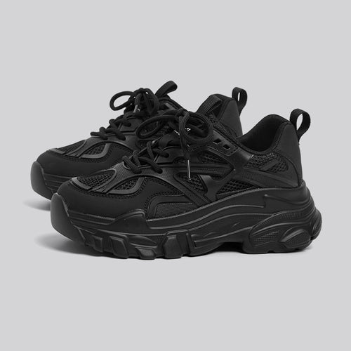 Damen Sportliche Sneakers mit atmungsaktiver Netzstruktur und rutschfester Sohle EB