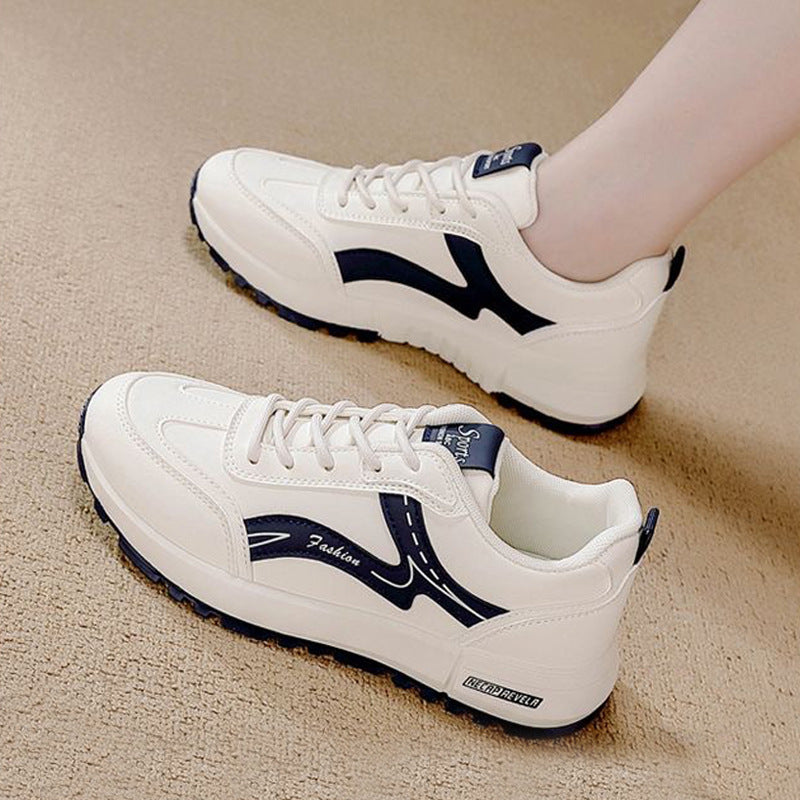 Damen leichte und sportliche Sneaker mit dämpfender Sohle EB