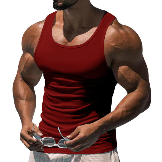 Herren Atmungsaktives Sport-Tanktop mit körperbetontem Schnitt EB