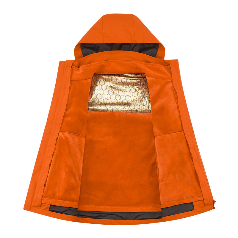 Damen Multikomfort Softshelljacke mit herausnehmbarem Fleece-Inlay und verstellbarer Kapuze EB