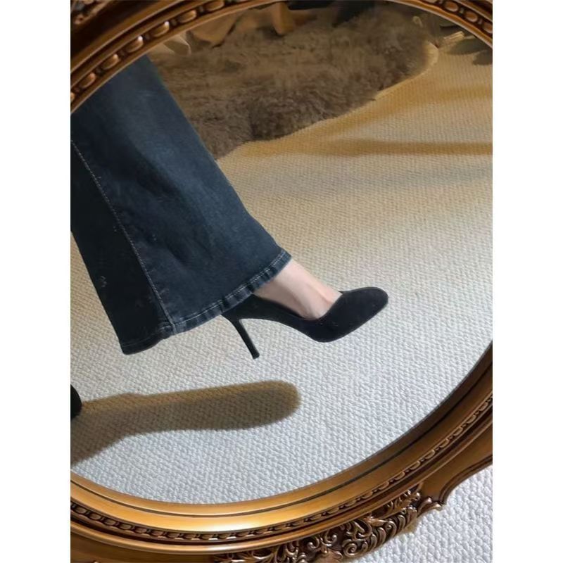 Damen elegante und komfortable Pumps mit schmalem Absatz EB