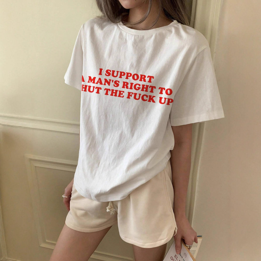 Damen oversized Bachelorette T-Shirt mit exklusivem Print EB