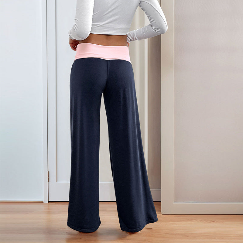 Damen Sportliche Freizeithose mit weitem Bein EB