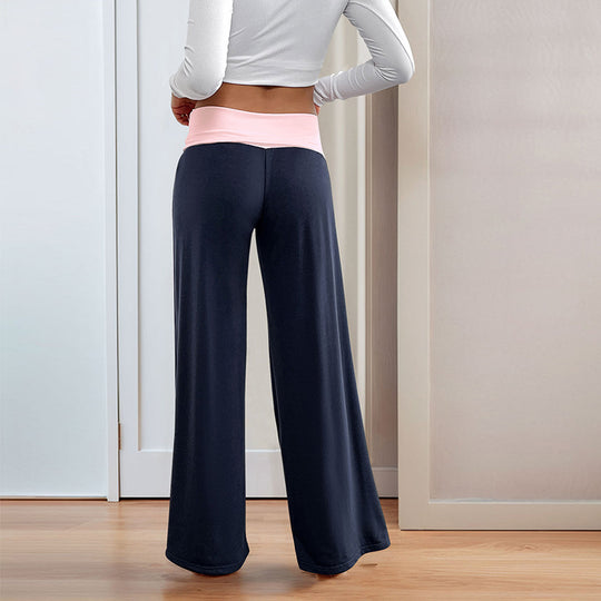 Damen Sportliche Freizeithose mit weitem Bein EB