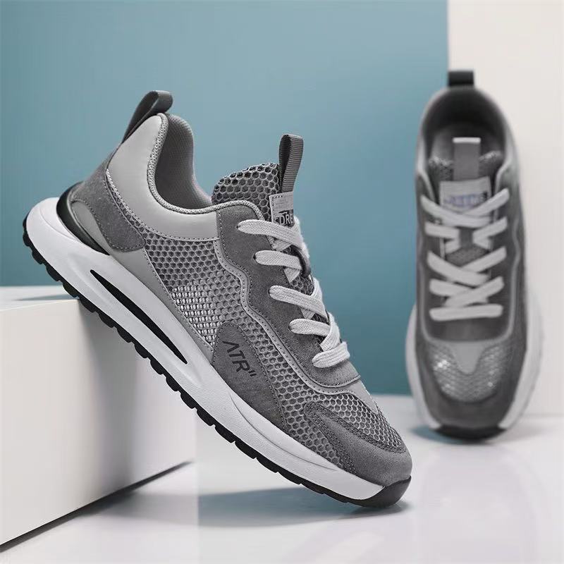 Damen Sportliche Freizeit-Schuhe mit atmungsaktiver Mesh-Oberfläche und robustem Fußbett EB