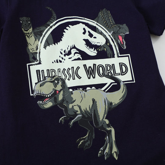 Jungen T-Shirt mit leuchtendem Dinosaurier-Motiv EB