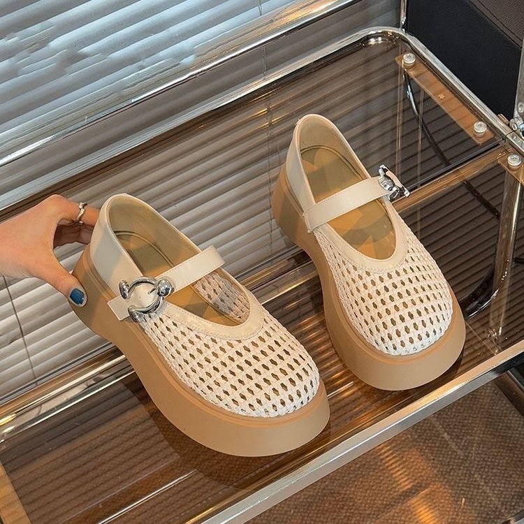 Damen Bequeme Clogs mit atmungsaktivem Netzdesign und verstellbarem Riemen EB