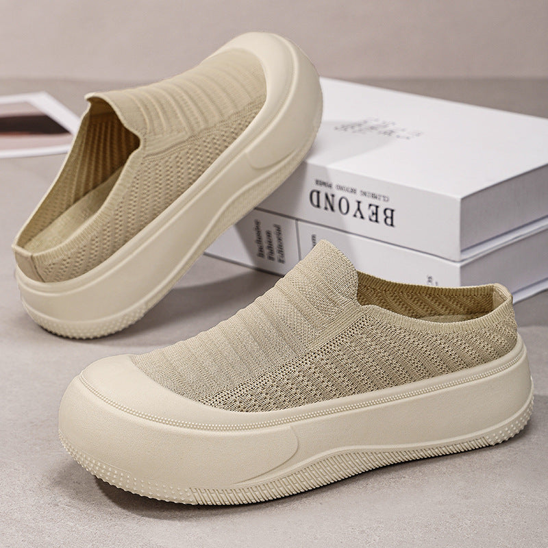 Damen Atmungsaktive Slip-On Clogs mit flexiblem Obermaterial EB