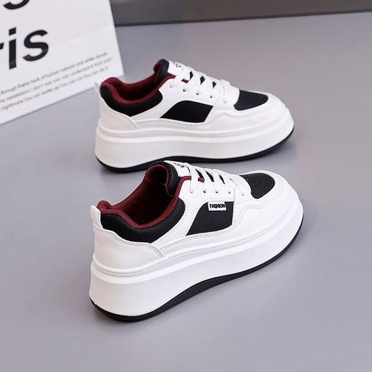 Damen chunky Sneakers mit extrahohen Laufsohlen und eleganter Optik EB