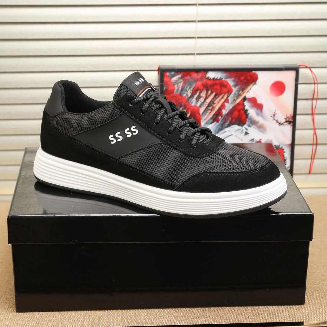 Damen Sportliche Sneakers mit atmungsaktivem Mesh-Obermaterial und dämpfender Sohle EB