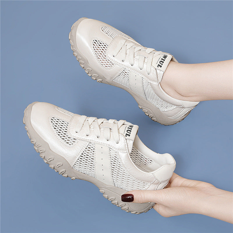 Damen Komfortable und atmungsaktive Freizeitsneaker mit rutschfester Sohle EB