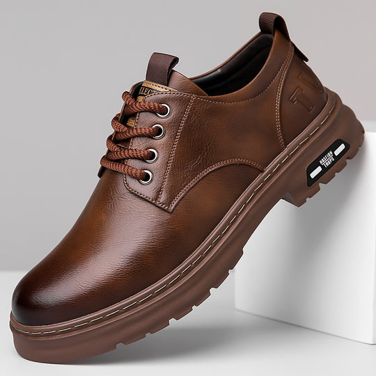 Herren modische und bequeme Schnürschuhe mit rutschfester Sohle und stylishem Design EB