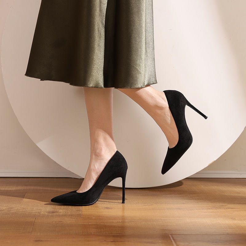 Damen elegante High-Heels mit schmalem Zehenbereich und verschiedenen Absatzhöhen EB
