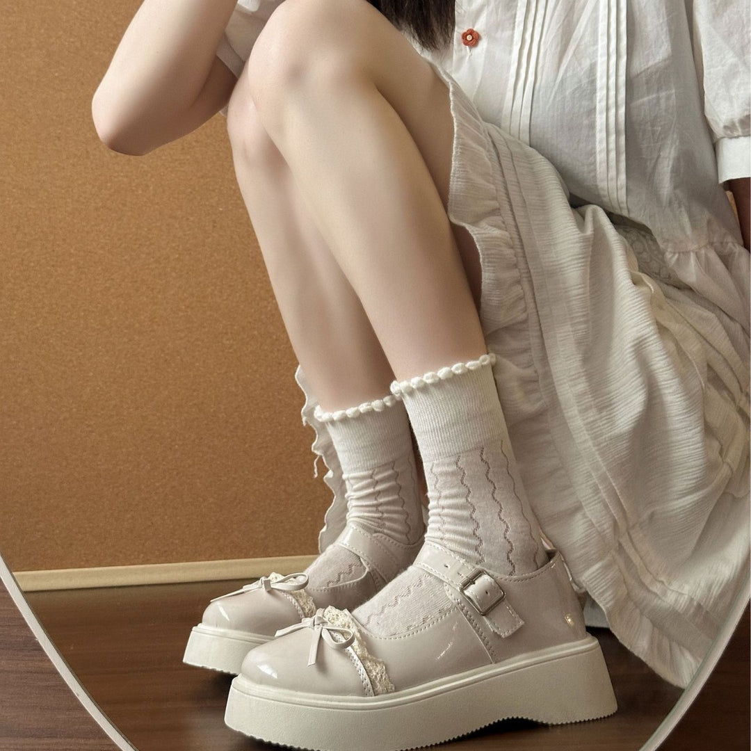 Damen Komfortable Slipper mit elegantem Riemendesign und modischer Schleife EB