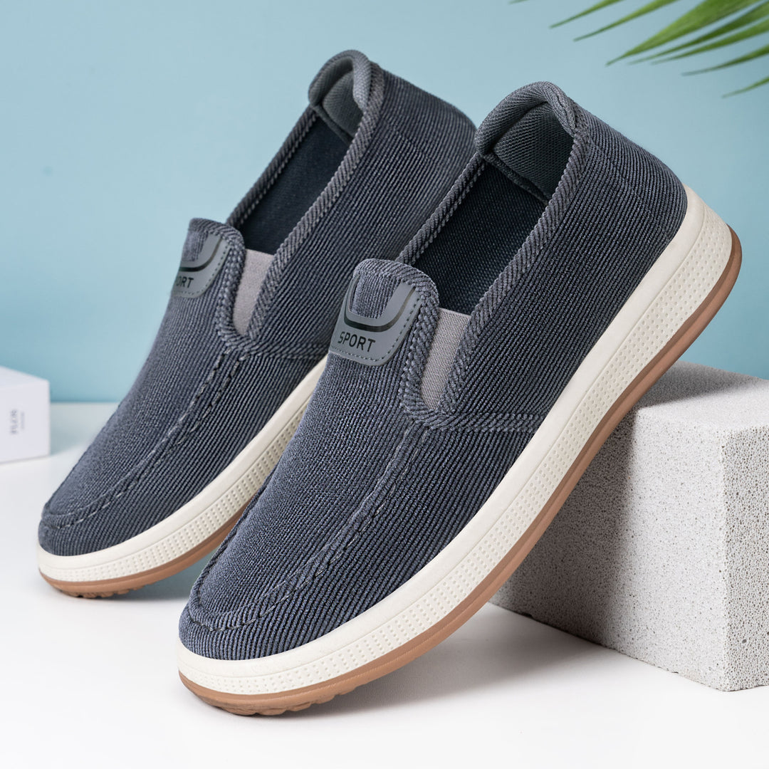 Damen Bequeme Slip-On Sport-Schuhe aus elastischem Gewebe EB