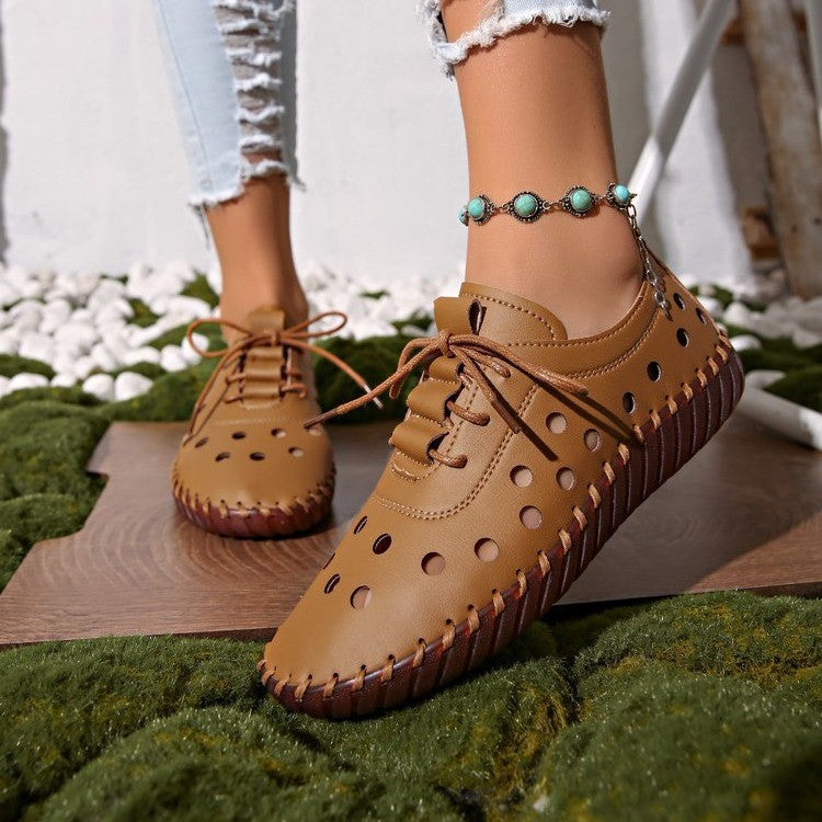 Damen Atmungsaktive Sneaker mit Lochdesign EB
