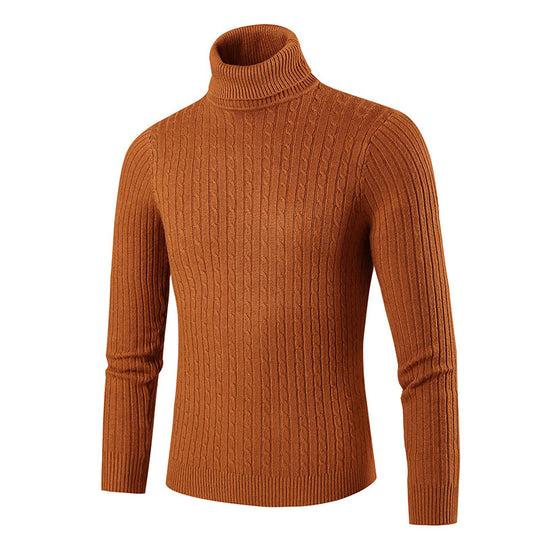 Herren Rollkragenpullover aus hochwertigem Strick EB