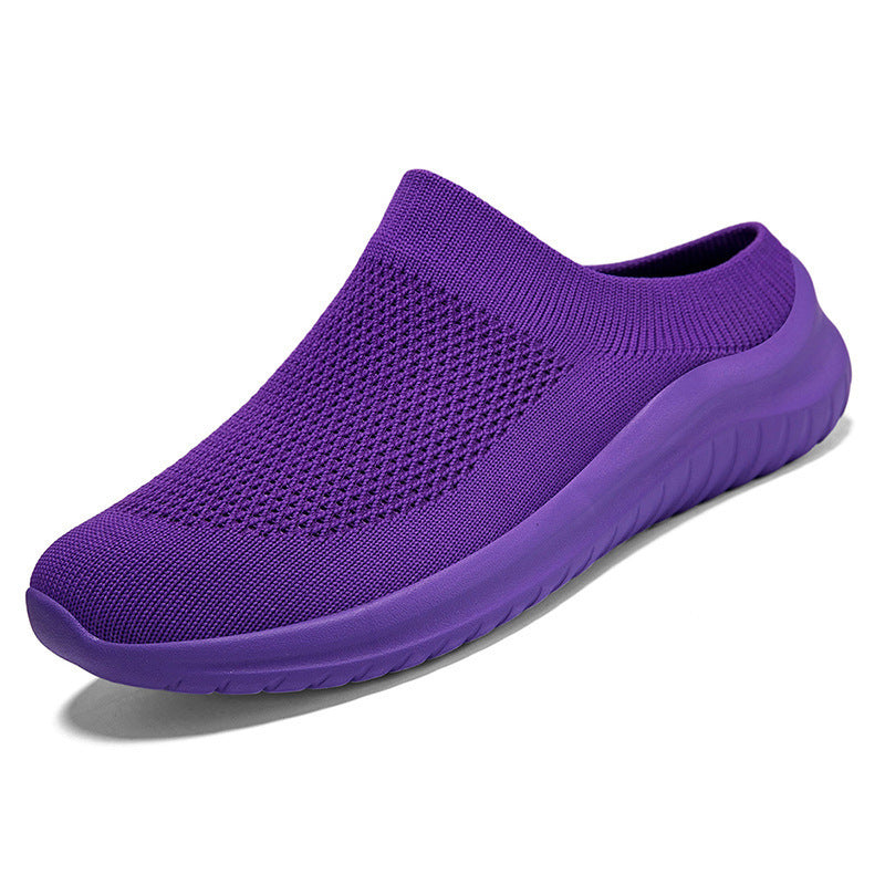 Damen nan Slip-On-Stricktrainer mit sockenhaftem Schaft und ergonomischer Dämpfungssohle EB