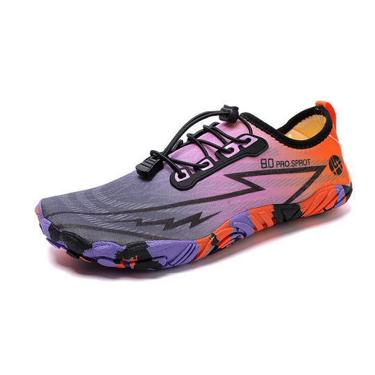 Damen Wasserfeste und flexible Sportschuhe mit elastischem Schnellschnürsystem EB