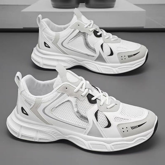 Damen Sportliche Sneakers mit atmungsaktiver Mesh-Oberfläche und dämpfendem Sohlenprofil EB