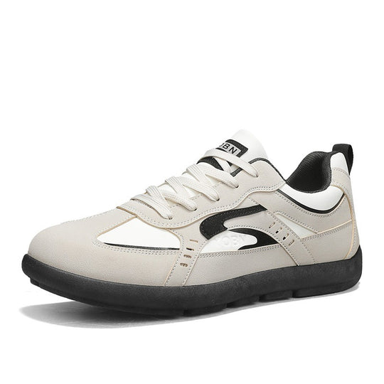 Herren urbaner Retro-Sneaker mit Veloursoptik, gedämpfter Zwischensohle und verstärkter Zehenkappe EB