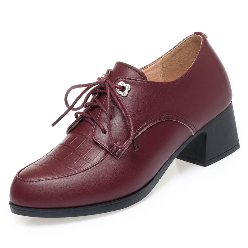 Damen Elegante Schnürschuhe mit modischem Kettendetail EB